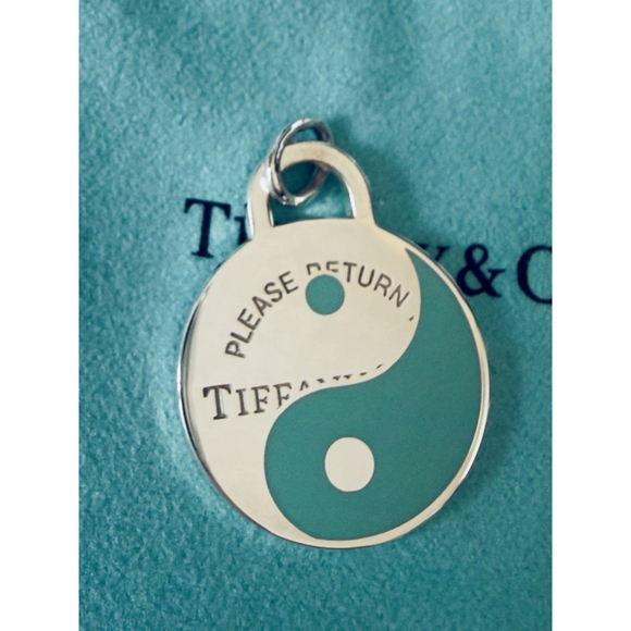 Tiffany & Co. Return to Tiffany Yin Yang Blue Enamel Charm Pendant - Picture 2 of 6